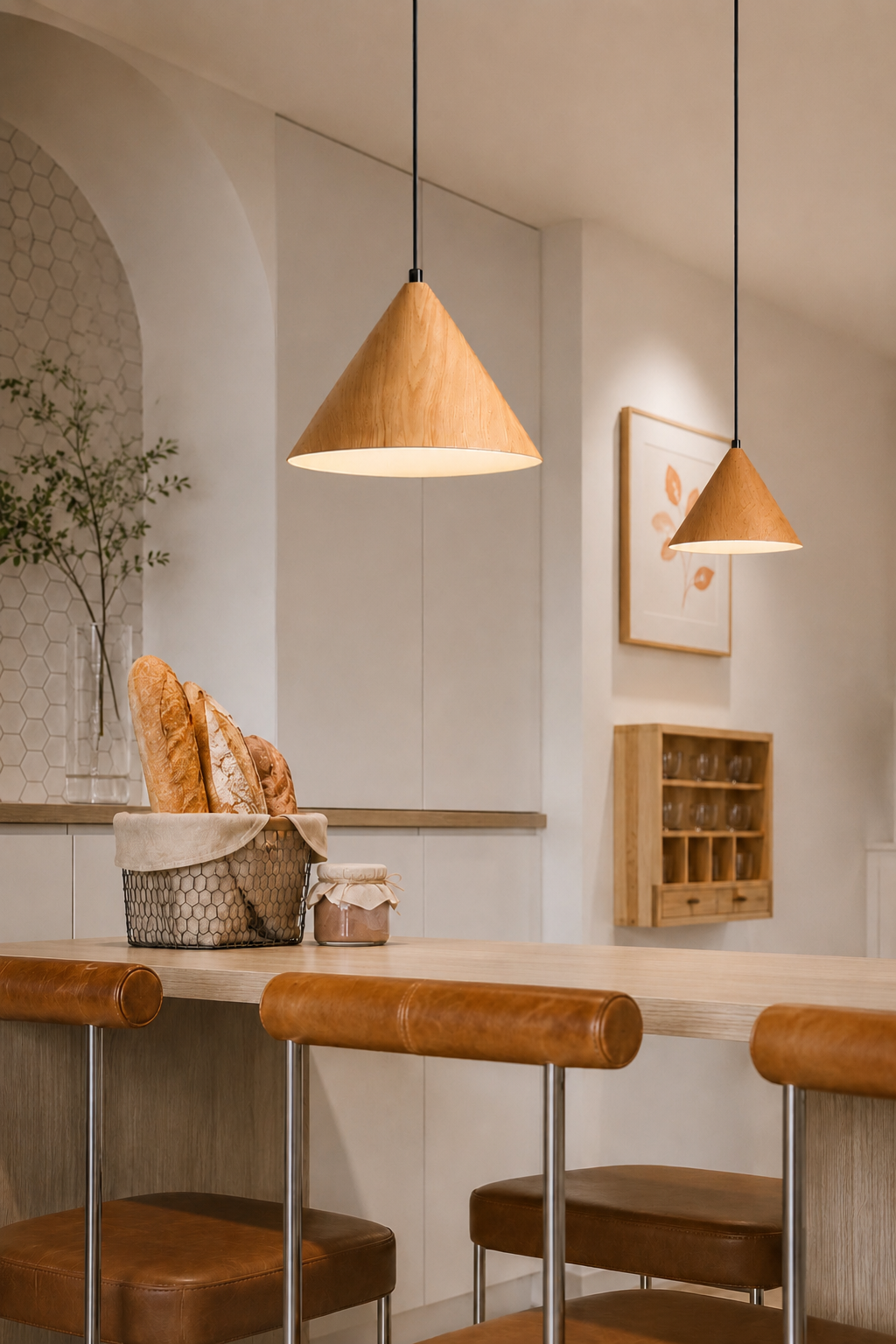Nordic Wooden Pendant Light
