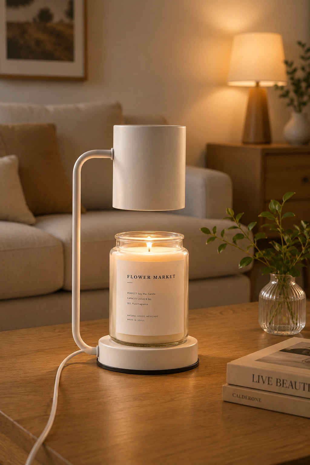 Nordic Candle Warmer Lamp