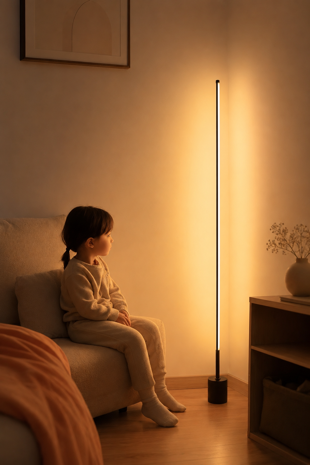 Modern LED Floor Lamp for Living Room & Bedroom