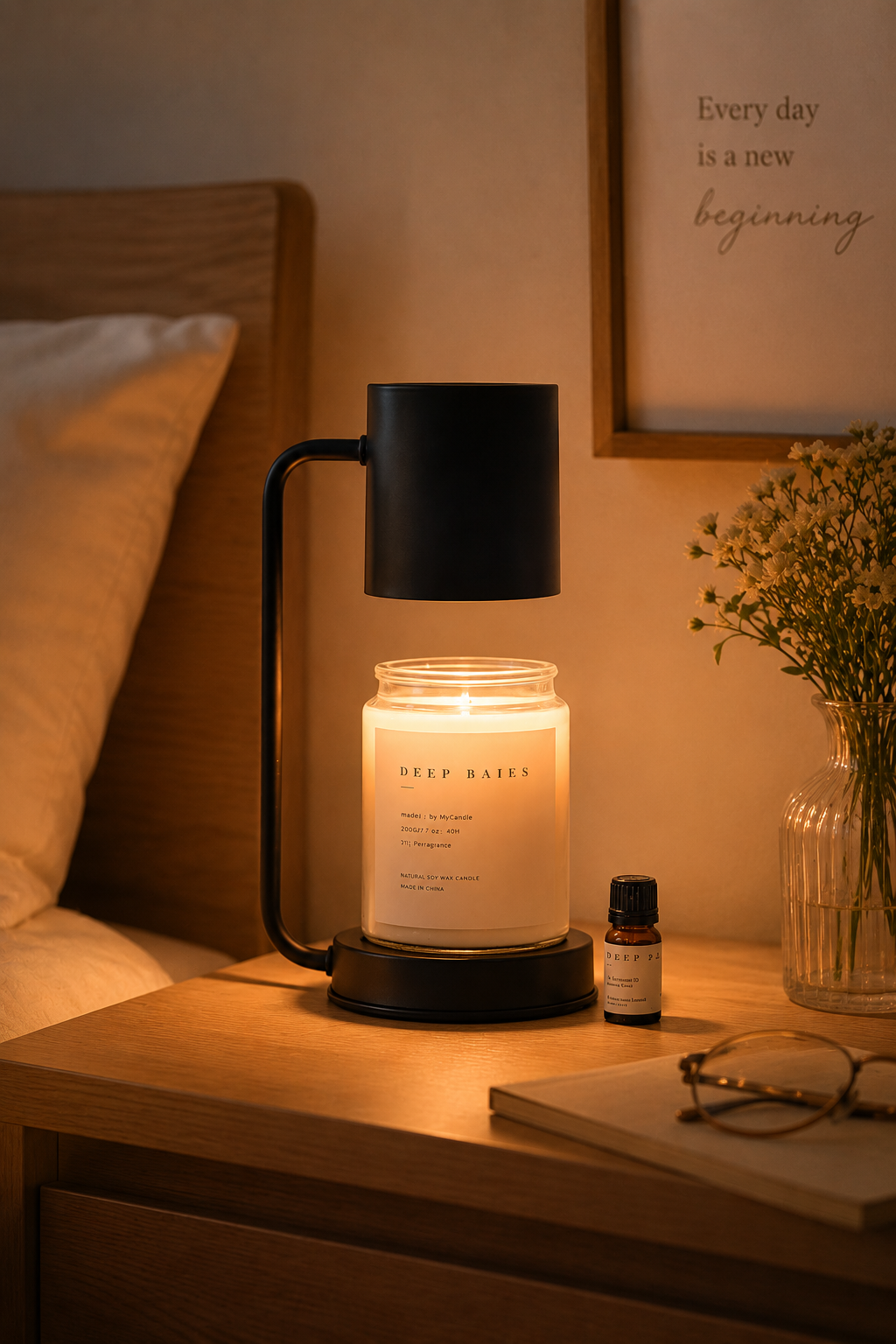 Nordic Candle Warmer Lamp