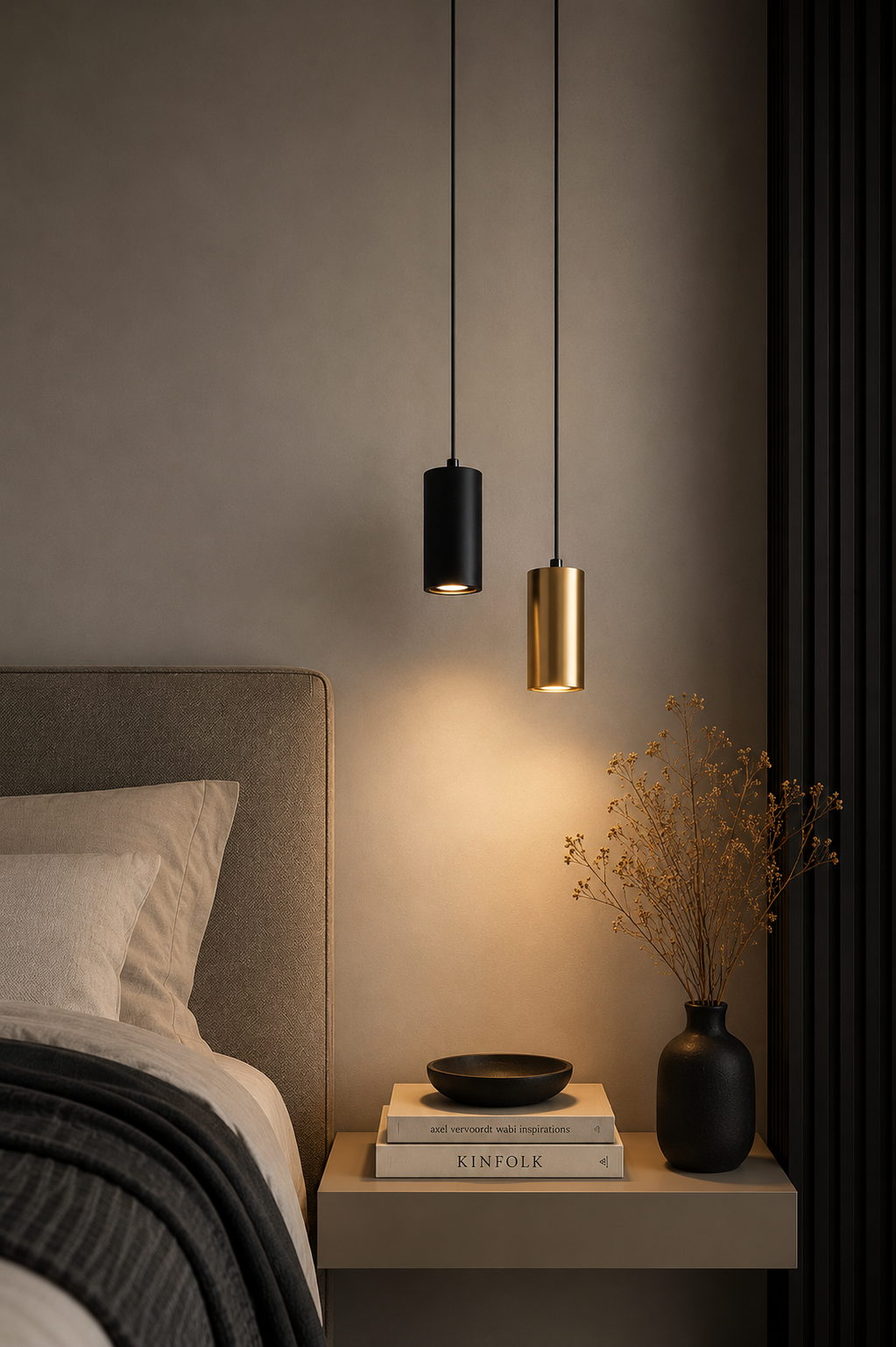 Minimalist Triple Pendant Light