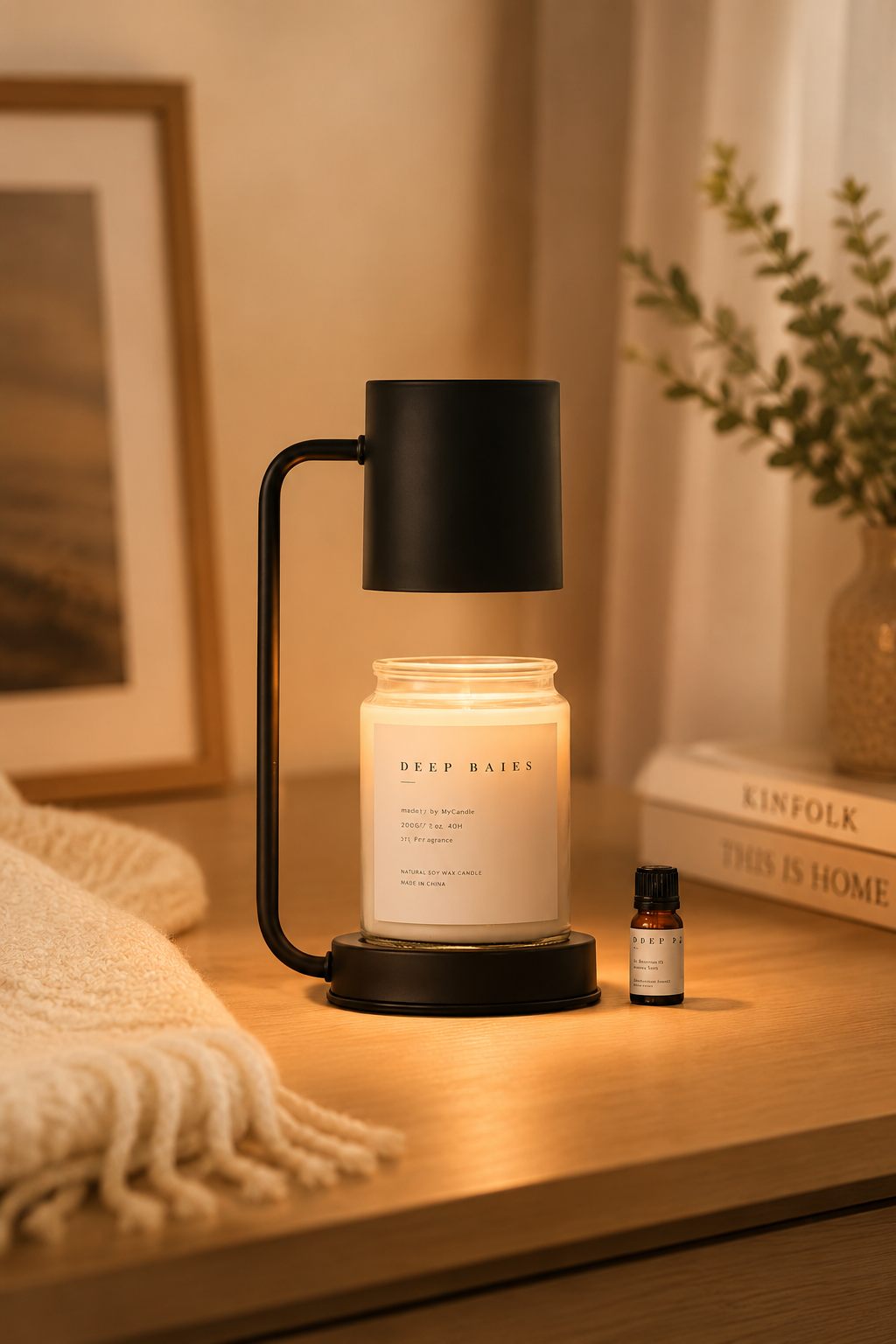 Nordic Candle Warmer Lamp