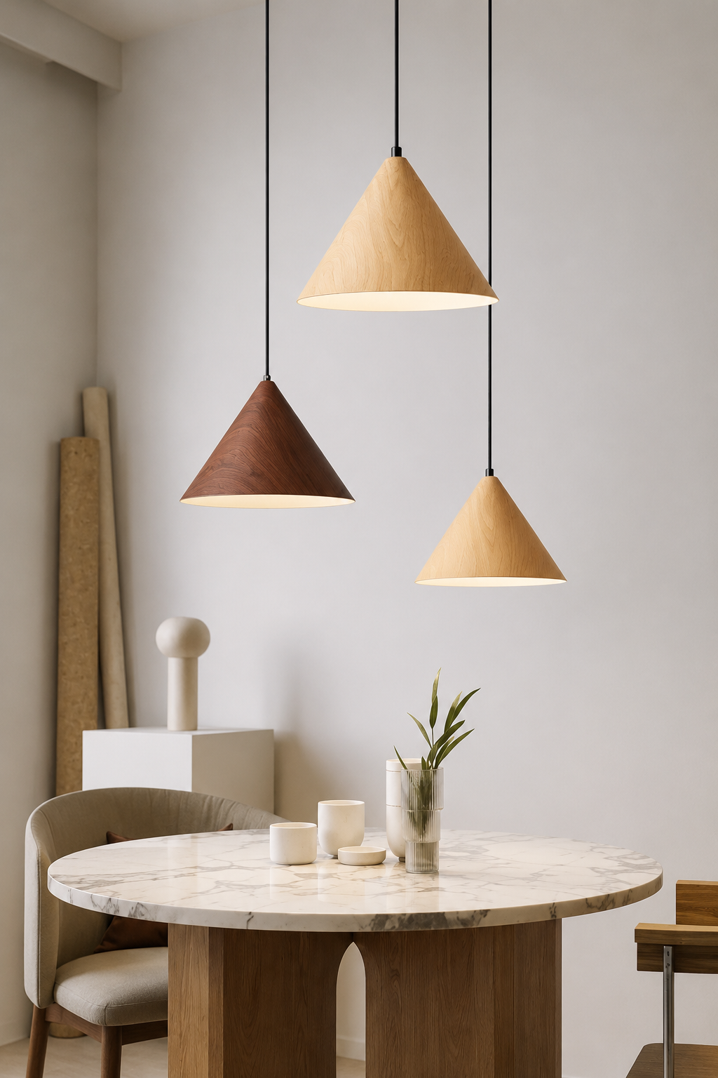 Nordic Wooden Pendant Light