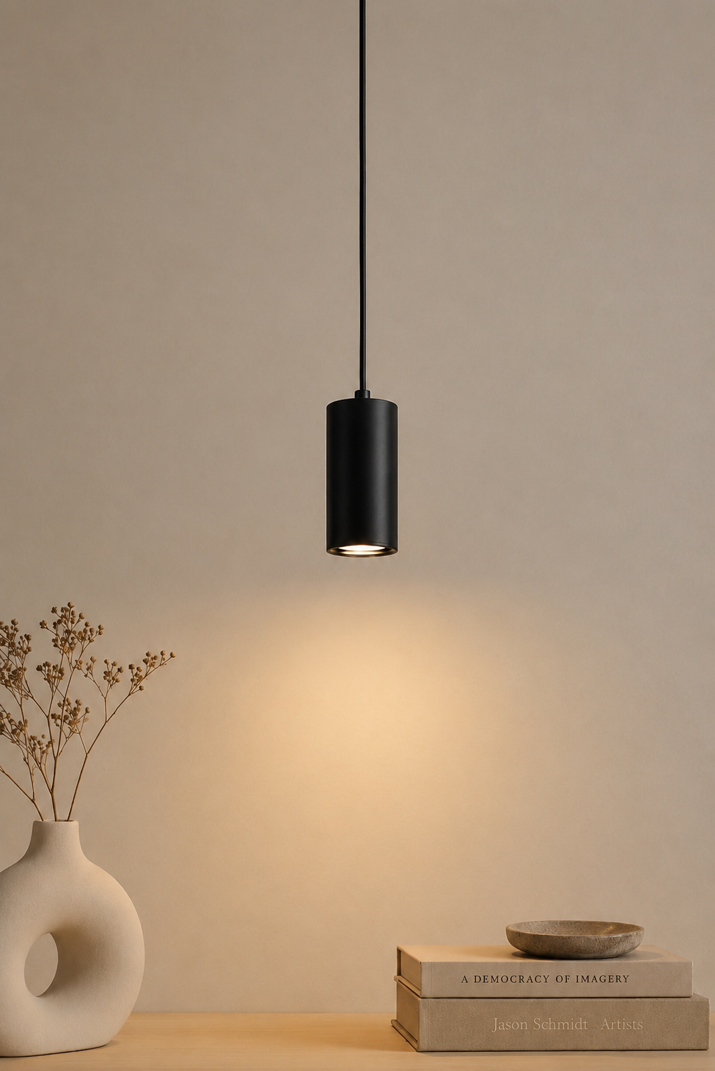 Minimalist Triple Pendant Light