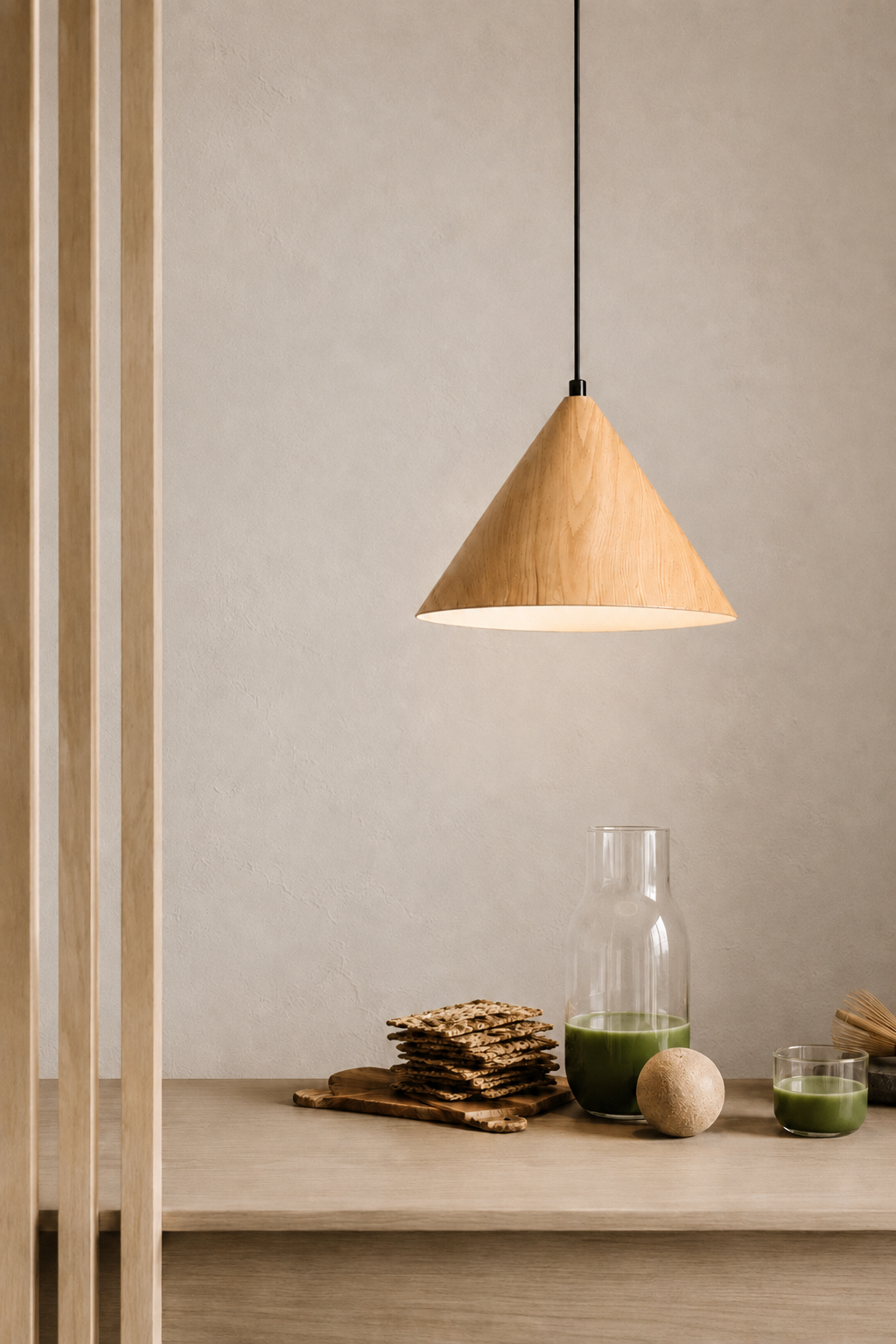 Nordic Wooden Pendant Light