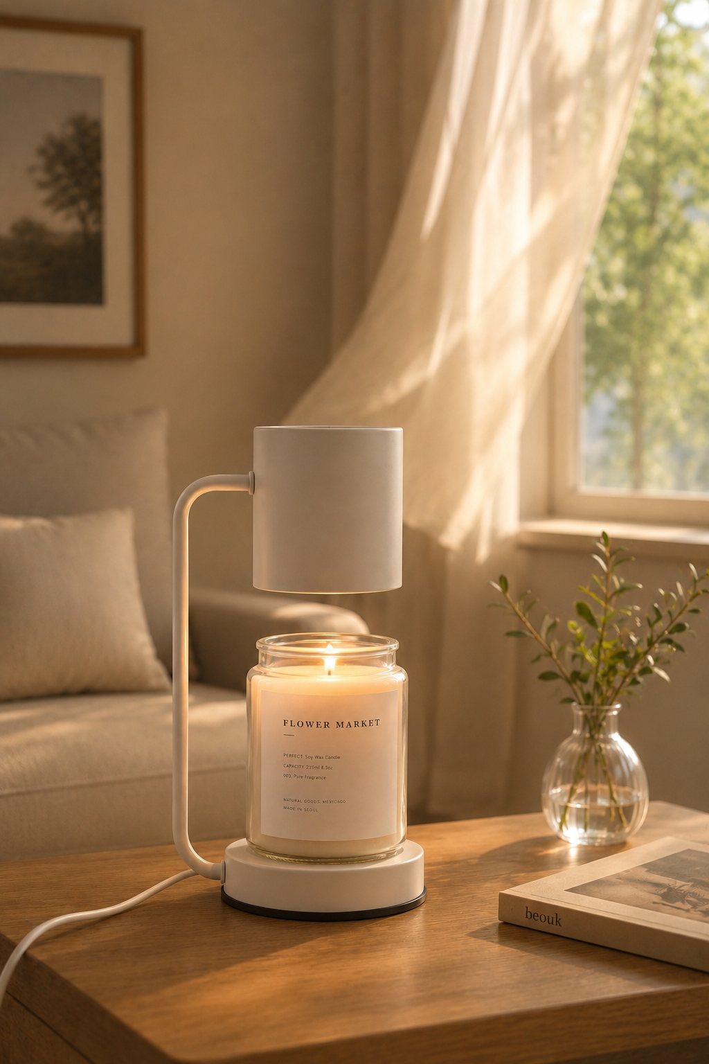 Nordic Candle Warmer Lamp