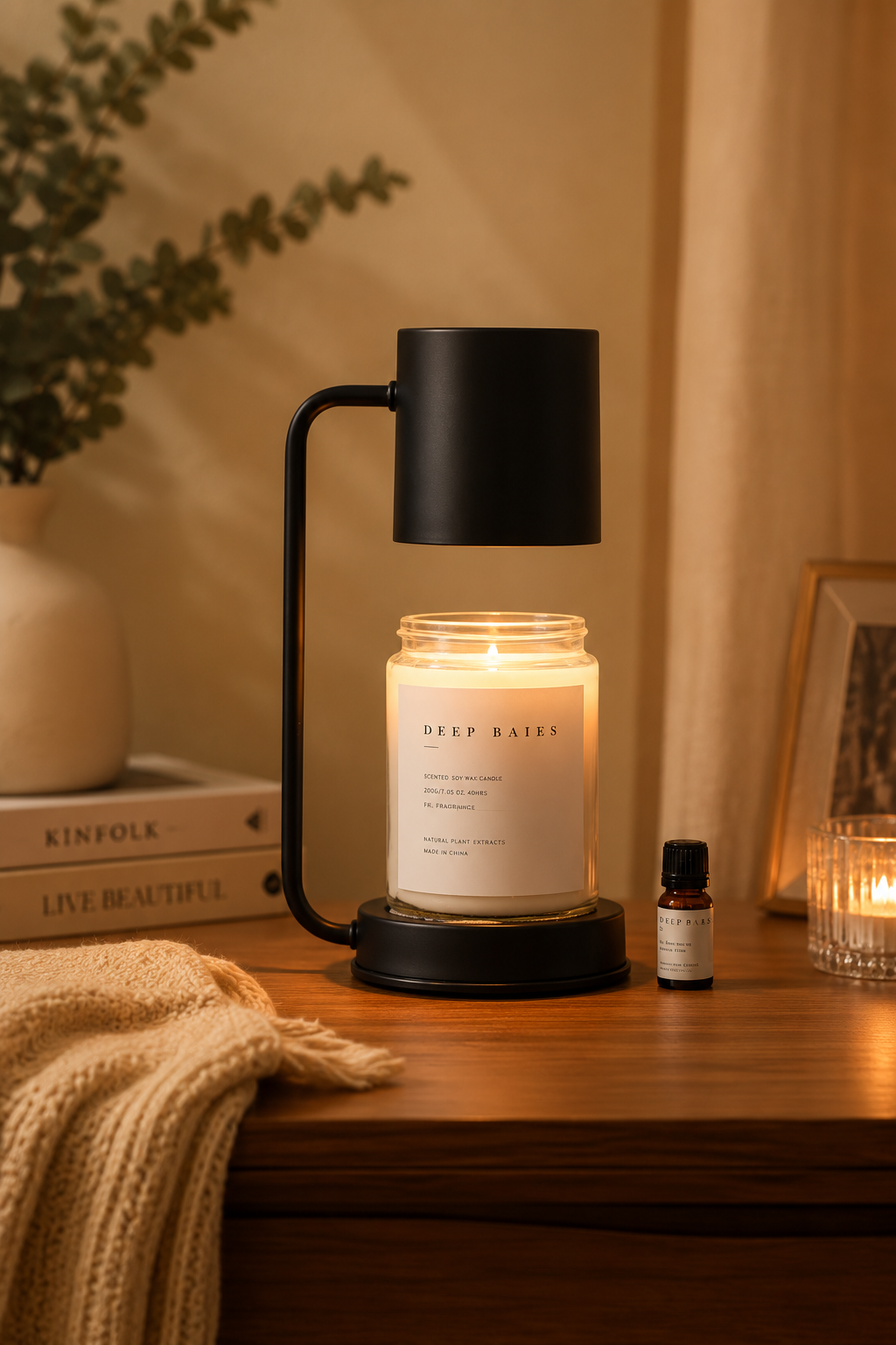 Nordic Candle Warmer Lamp