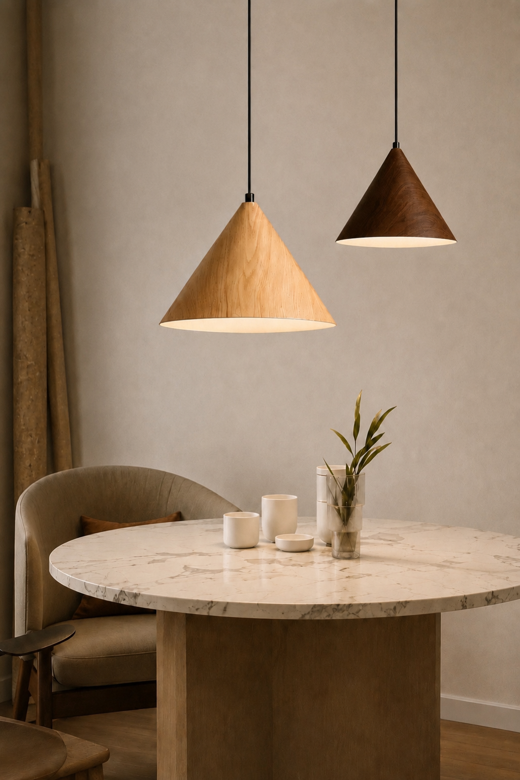 Nordic Wooden Pendant Light