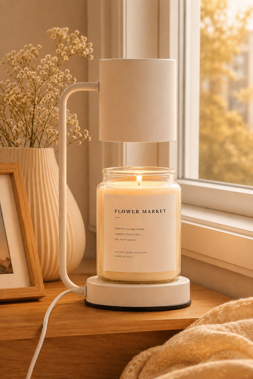Nordic Candle Warmer Lamp