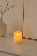 Mist & Maple Flickering LED Candle