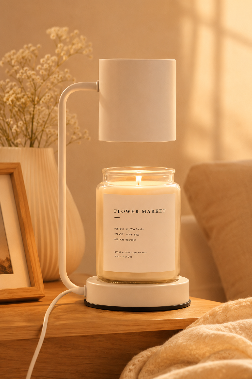 Nordic Candle Warmer Lamp