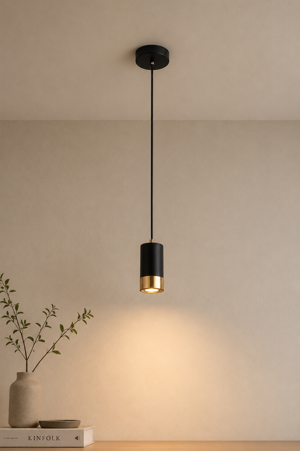 Minimalist Triple Pendant Light