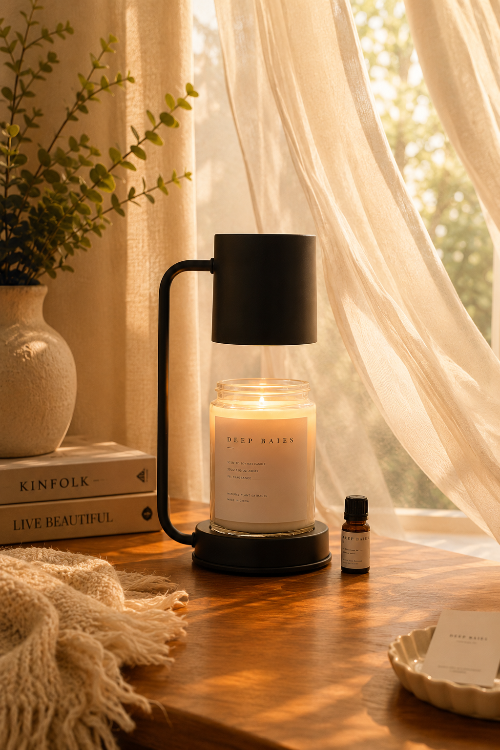 Nordic Candle Warmer Lamp