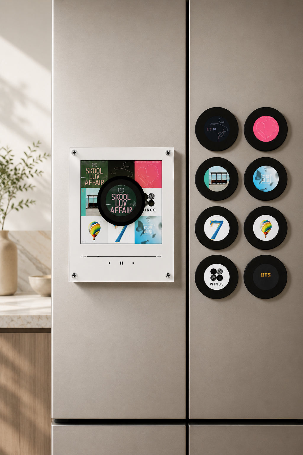 BTS NFC Spinning Vinyl Night Light